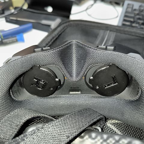 Protective cover for dji integra goggle.