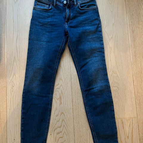 Acne Blå Konst stretch skinny jeans str 27/32