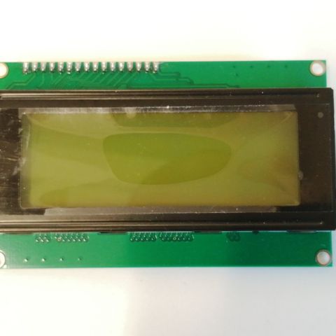 Stor LCD display, 20x4, I2C