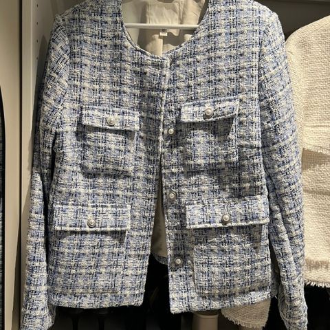 Boucle/tweed jakke