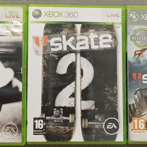 Skate spillsamling for Xbox 360