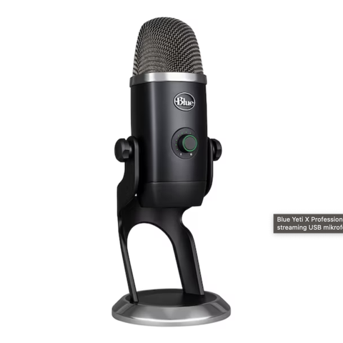 Blue Yeti X Professional Mikrofon m Studioarm
