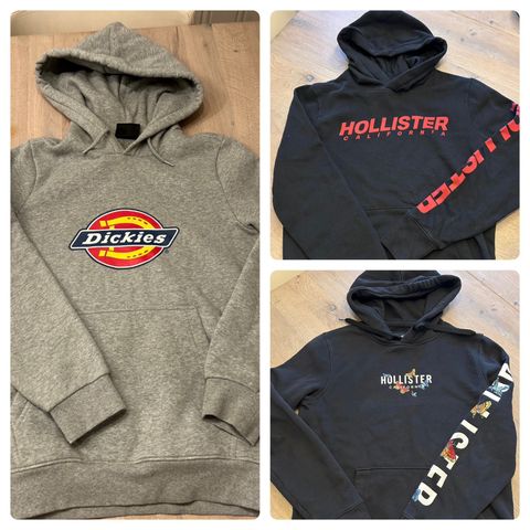 Klespakke hettegensere gutt/tenåring (Dickies og Hollister)