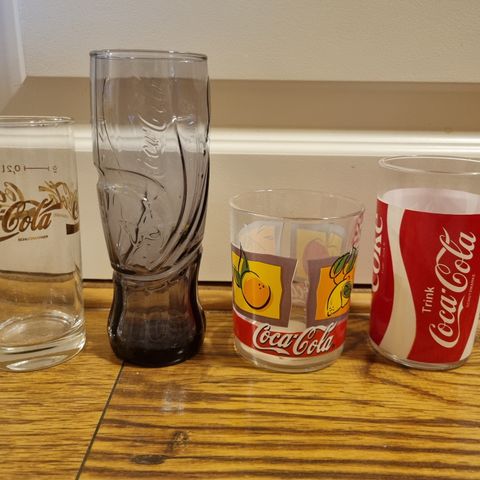 4 stk. Coca-Cola glass