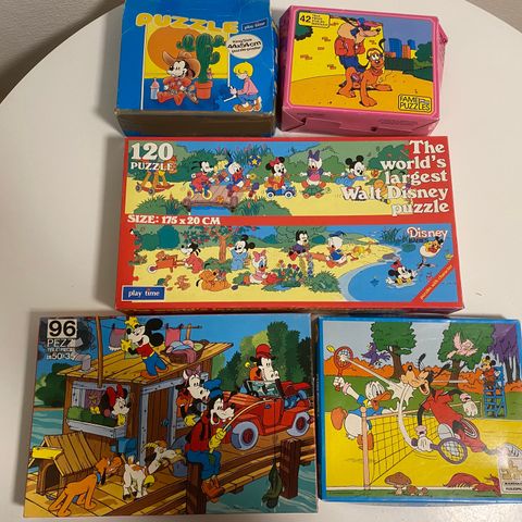 Vintage Disney Puslespill