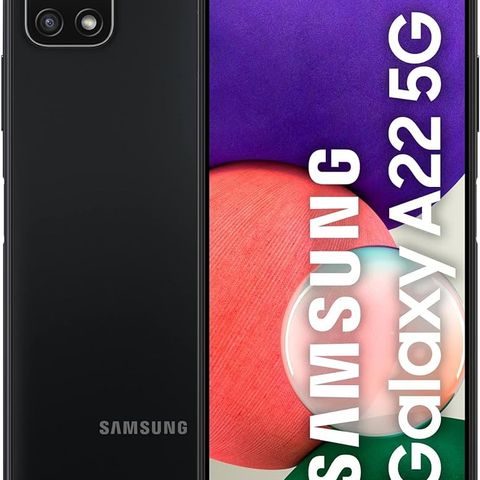 Samsung Galaxy A22 5G 64GB + 64GB (Strøken)