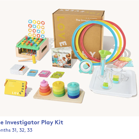 Lovevery playkits til utleie