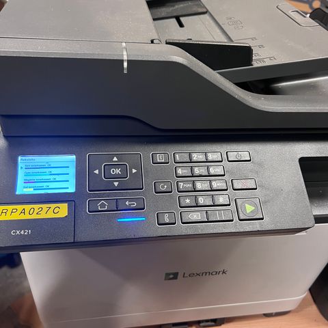 Brukt Lexmark Farge laser printer Cx421