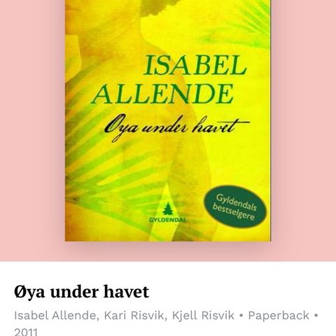 Bokpakke - Isabel Allende