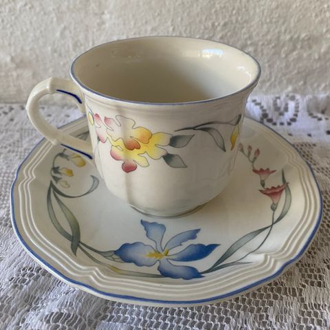 Villeroy&Boch, Riviera, 2 kaffekopper med skål