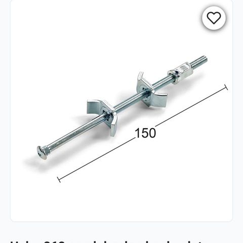 Samlebeslag benkeplate 8 stk