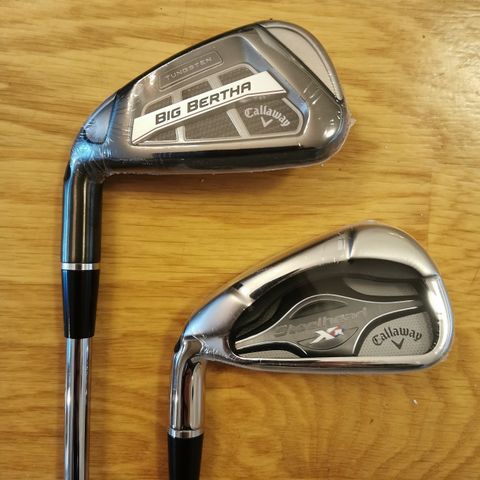 Men's Callaway Big Bertha & Steelhead No. 7 Irons Left Hand!