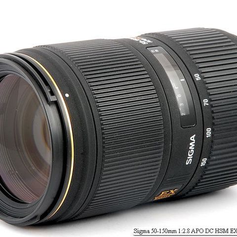 Sigma 50-150mm f/2.8 for Canon