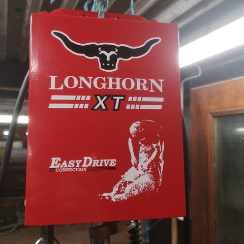 Longhorn hengemaskin, suregrip håndstykke