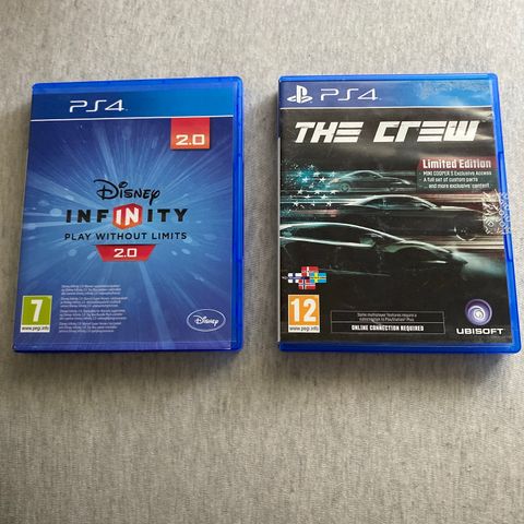 The crew og Disney infinity 2.0 spill CD