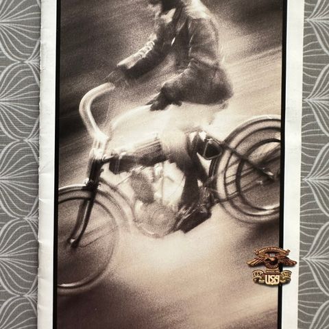 Brosjyre av Harley Davidson (alle modeller) - 1993