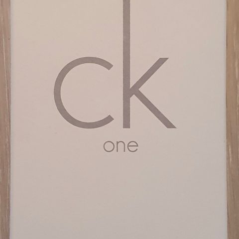 Calvin Klein One parfyme