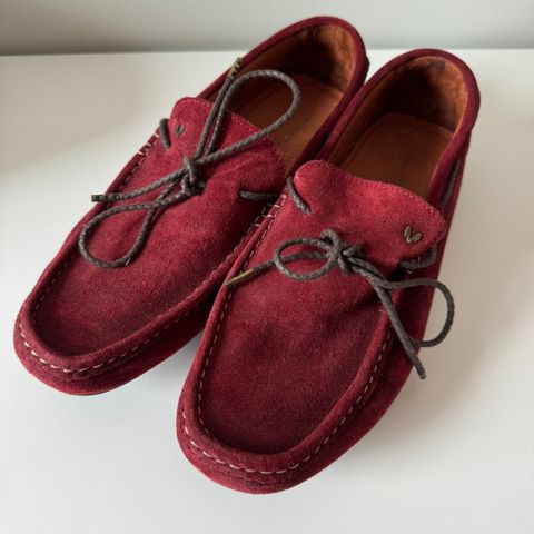 Ny pris! Martinelli loafers i semsket skinn