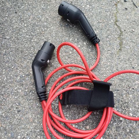 Ladekabel type 2 til elbil - DEFA 20A 1ph 5m