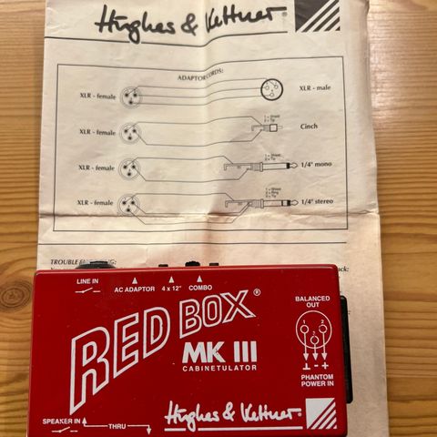 Hughes & Kettner Red Box MK III Cabinetulator Red