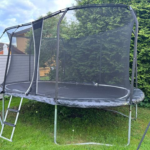 Stor trampoline, 4,57 m komplett