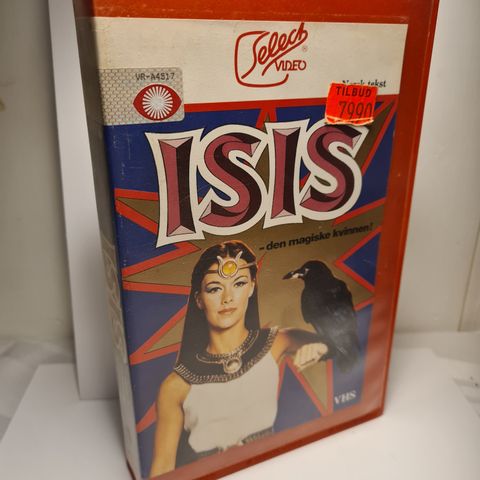 The Secrets of Isis - VHS Utleiekasset - VELDIG SJELDEN!! - 80-tallet