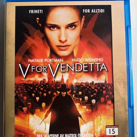 V for Vendetta (Blu-Ray - 2005 - James McTeigue) Norsk tekst.