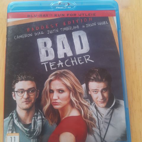 Bad teacher, ripefri, merket leie-film men ikke brukt som det.