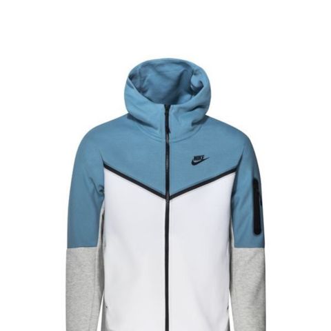 Nike lysblå tech fleece