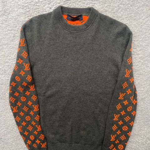 louis vuitton monogram cashmere genser