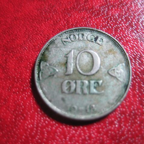 10 øre 1918 sølv