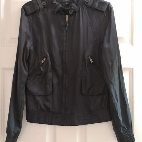 Karen Millen Silk Moto Jacket