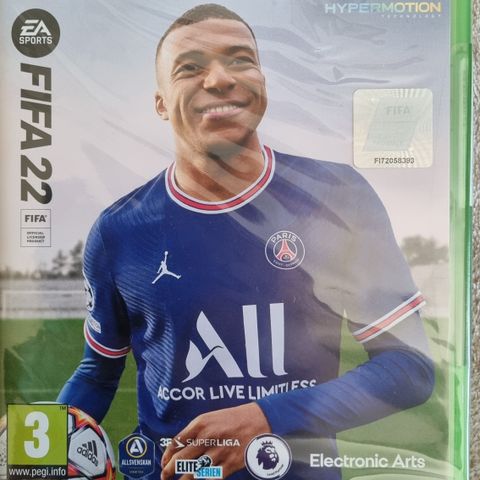 Helt ny og uåpnet FIFA 22 Xbox Series X selges billig!