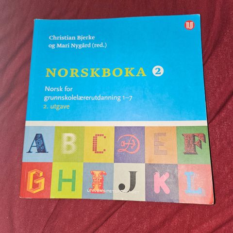 Norskboka 1 norsk for grunnskolelærerutdanning