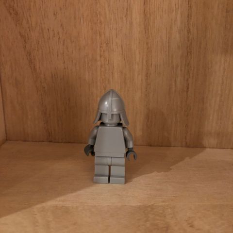 Lego city knight ridder statue grå (hentes/sendes)