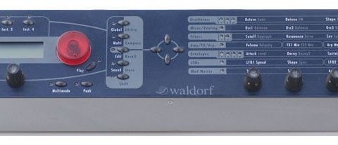 Waldorf Micro Q Blue Rack