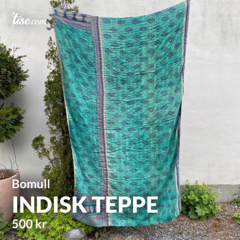 Vintage indisk teppe