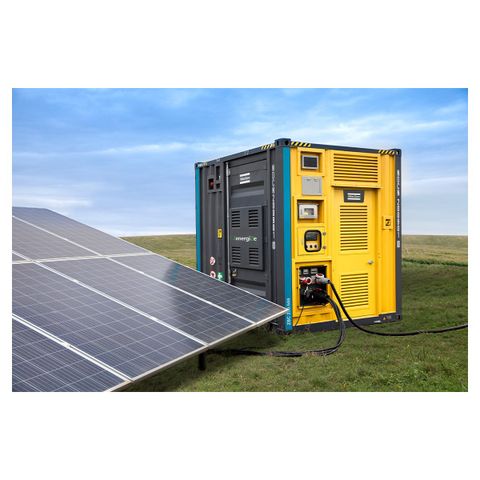 Atlas Copco energi lagringssystem og batteribank