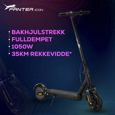 Forhåndssalg - Panter Icon el-sparkesykkel