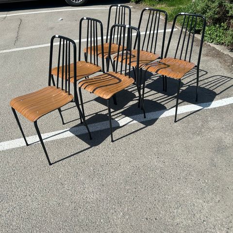 Retro Grorudstoler av Hans Brattrud produsert av A. Grasaasen fabrikker