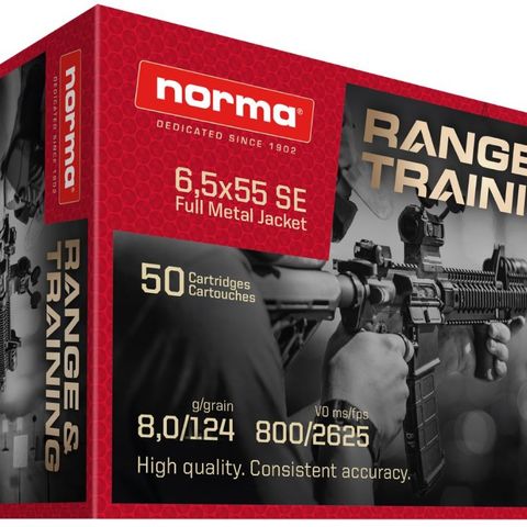 Norma Range & Training 6,5x55 8,0g (Trainer)