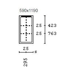 60x120 fast vindu