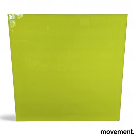 7 stk Whiteboard i grønt glass fra Lintex, 100x100cm, vegghengt, pent brukt