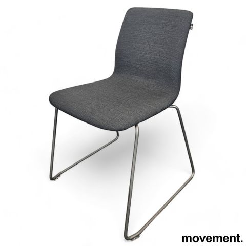 11 stk EFG Nova konferansestol / møtestol i grå, pent brukt