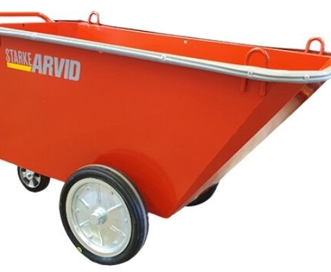 Starke Arvid - Avfallsvogn 400 liter (ERGO hjul)