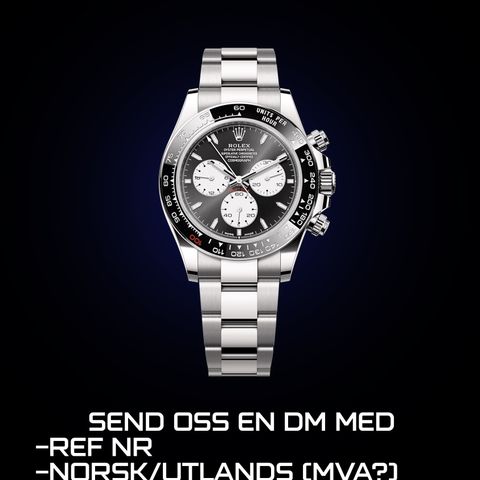 Har du en Rolex du ønsker å selge? ta kontakt vi kjøper dem gjerne!