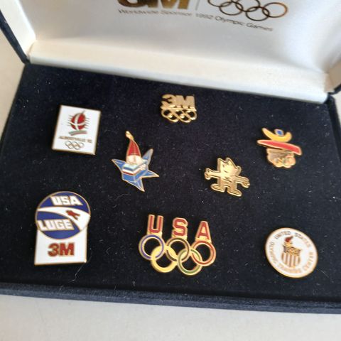 3M - Worldwide sponsor 1992 olympic games - Pins samling