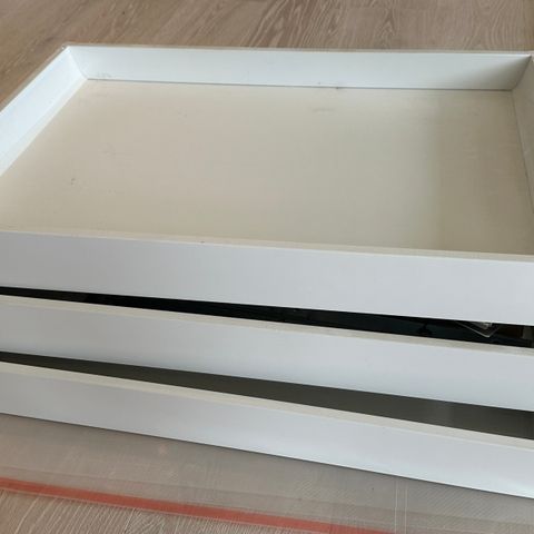 IKEA MAXIMERA Skuff, lav, hvit, 80x37 cm