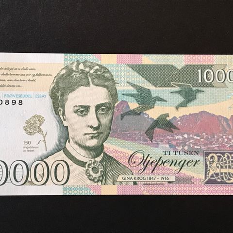 10 000 kroner Norge 2017 Kv0