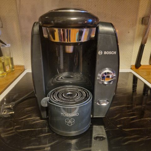 Tassimo kaffemaskin + kapselholder